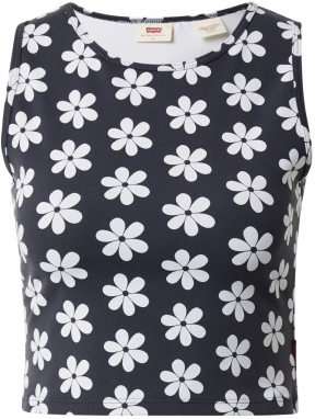 LEVI'S ® Top 'Stellar Crop Tank'  čierna / biela
