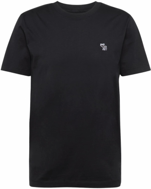 Abercrombie & Fitch Tričko  tmavošedá / čierna / biela