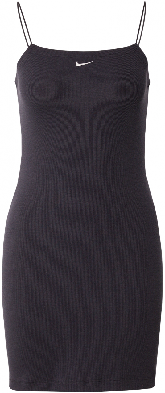Nike Sportswear Šaty 'Chill'  čierna / biela