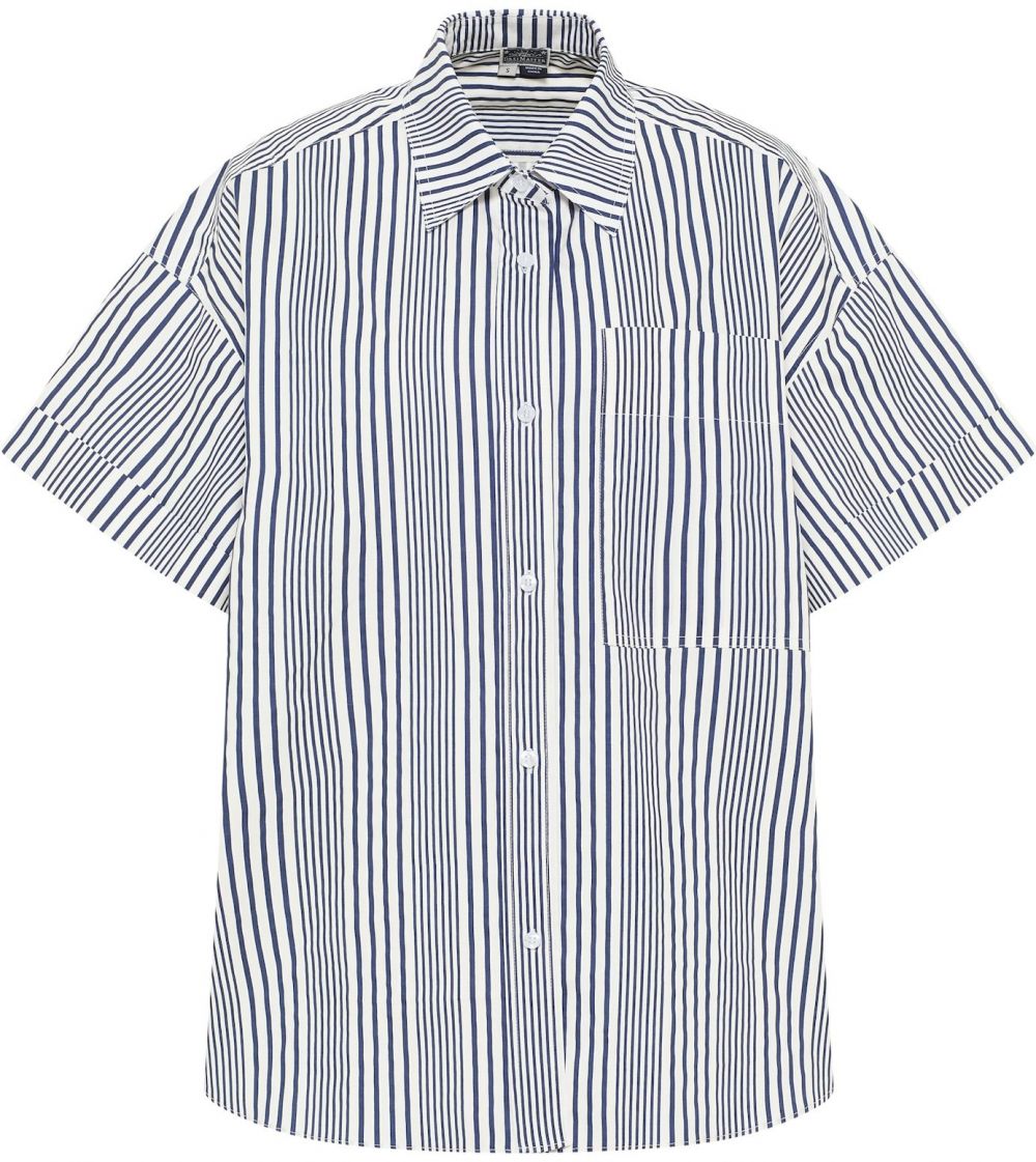 DreiMaster Maritim Blúzka  námornícka modrá / biela ako vlna