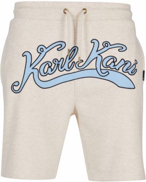 Karl Kani Nohavice  krémová / modrá / čierna