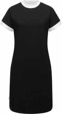 Ragwear Šaty 'Katchi Solid'  čierna / biela