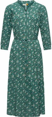 Ragwear Košeľové šaty 'Meve'  pastelovo zelená / tmavozelená / oranžová / ružová / biela
