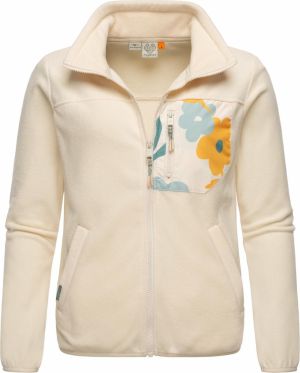 Ragwear Flisová bunda 'Appolo'  béžová / dymovo modrá / zlatá žltá