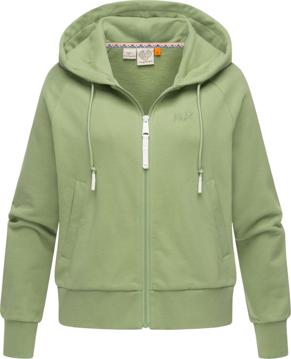 Ragwear Tepláková bunda 'Taila'  svetlozelená
