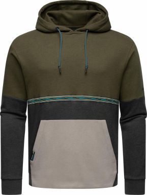 Ragwear Mikina  béžová / tmavosivá / olivová
