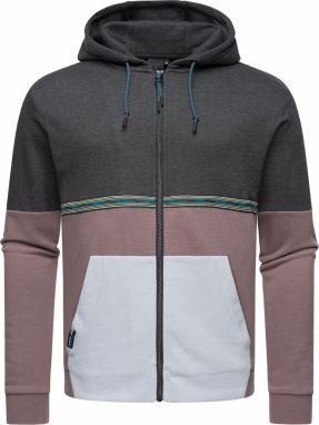 Ragwear Tepláková bunda  hnedá / čierna / biela