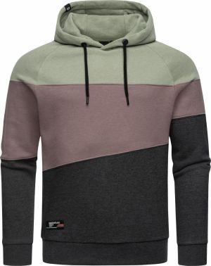 Ragwear Mikina 'Thres'  tmavošedá / antracitová / olivová