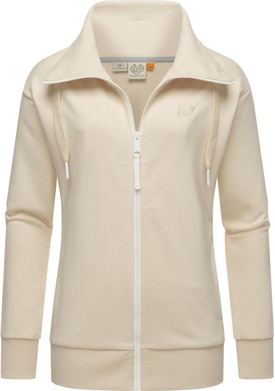 Ragwear Tepláková bunda 'Shocky'  krémová / biela