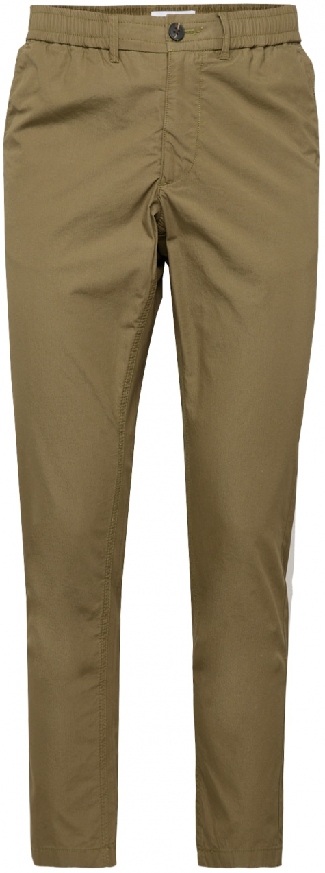 KnowledgeCotton Apparel Nohavice  kaki