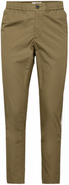 KnowledgeCotton Apparel Nohavice  kaki