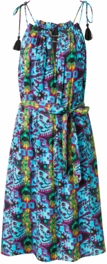 FREEMAN T. PORTER Letné šaty 'Raffine Soweto'  svetlomodrá / zelená / ružová / čierna