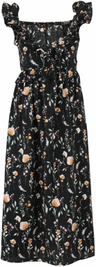 Vero Moda Petite Šaty 'JOSIE'  svetlozelená / oranžová / čierna / biela