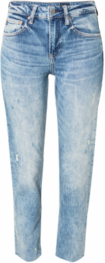 AG Jeans Džínsy 'Girlfriend Midrise Relaxt Slim'  modrá denim