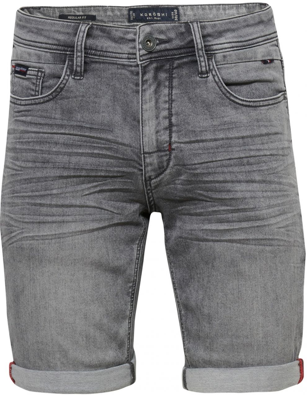 KOROSHI Džínsy  sivý denim