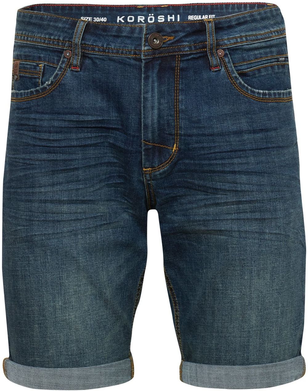 KOROSHI Džínsy  modrá denim