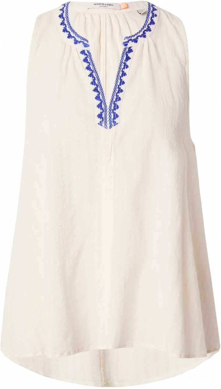 SCOTCH & SODA Top  modrá / biela