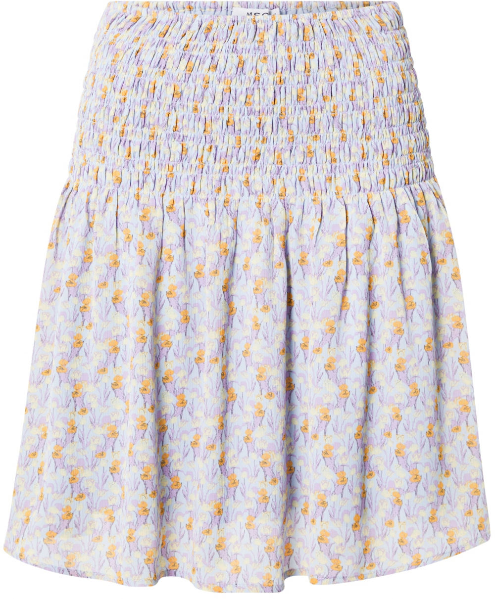 MSCH COPENHAGEN Sukňa 'Henriet Rikkelie'  svetlomodrá / žltá / fialová / biela