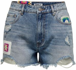 ONLY Džínsy 'Zuma'  modrá denim / zelená / ružová / biela