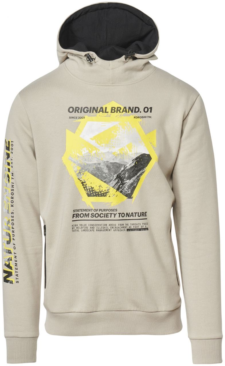 KOROSHI Mikina  béžová / žltá / sivá / čierna