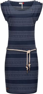 Ragwear Plážové šaty 'Chego'  krémová / tmavomodrá