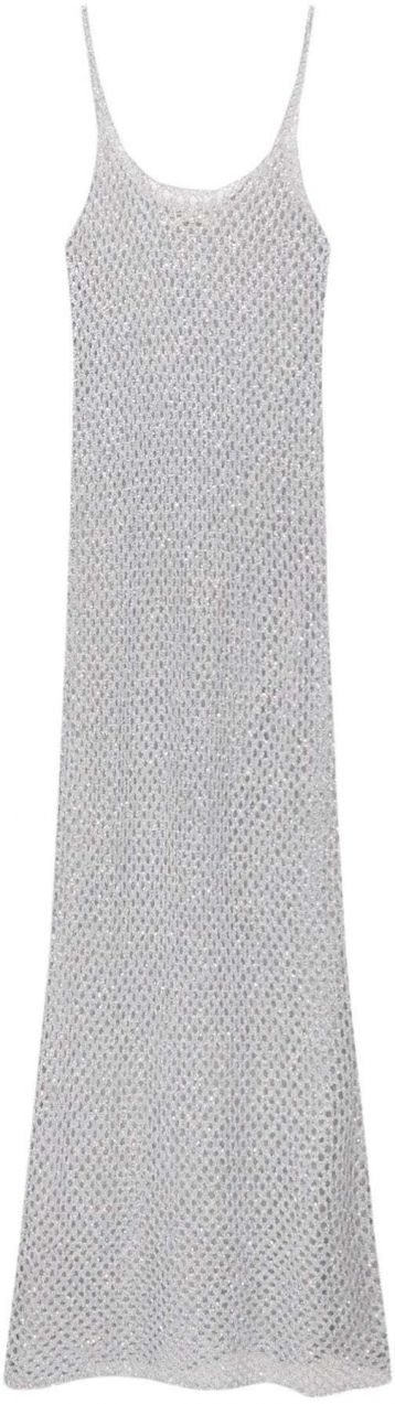 Pull&Bear Plážové šaty  sivá / strieborná