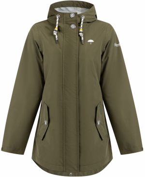 Schmuddelwedda Funkčná bunda  olivová / biela