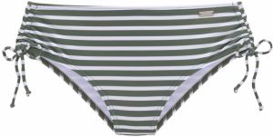 VENICE BEACH Bikinové nohavičky 'Summer'  jedľová / biela
