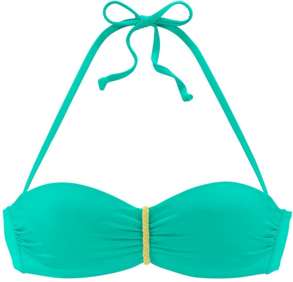 VENICE BEACH Bikinový top  žltá / mätová