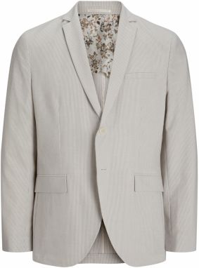 JACK & JONES Sako  sivá / biela