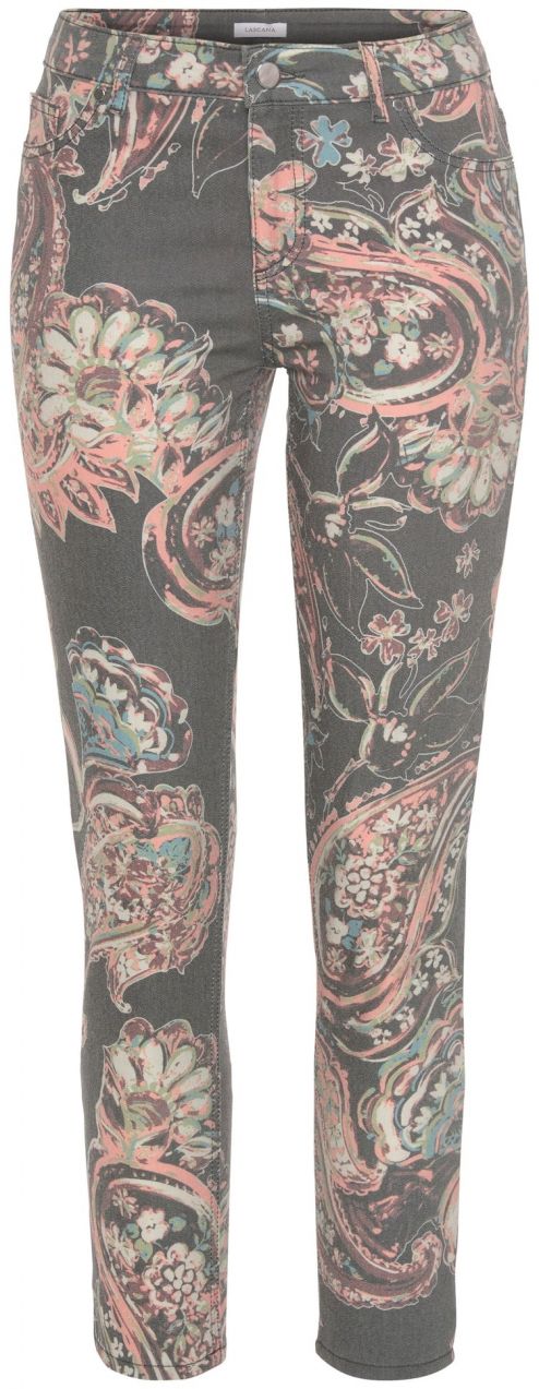 LASCANA Jeggings  telová / čadičová / pastelovo zelená / burgundská