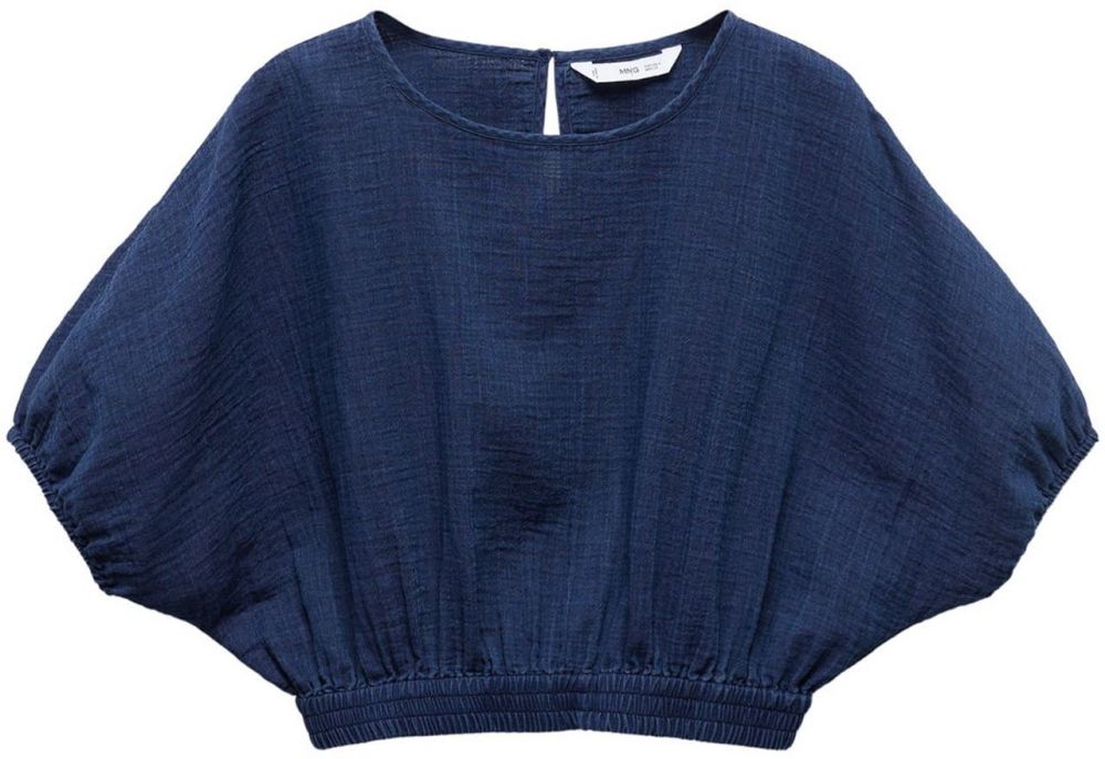 MANGO Blúzka 'Indie'  tmavomodrá