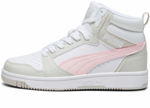 PUMA Tenisky 'Rebound V6'  ružová / biela / biela ako vlna