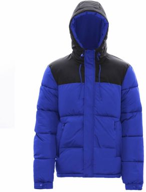 MO Zimná bunda  enciánová / čierna