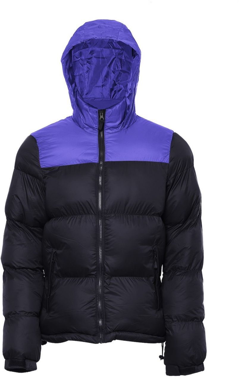 MO Zimná bunda  fialová / čierna