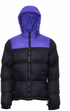 MO Zimná bunda  fialová / čierna