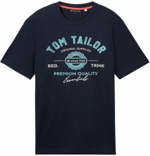 TOM TAILOR Tričko  tmavomodrá