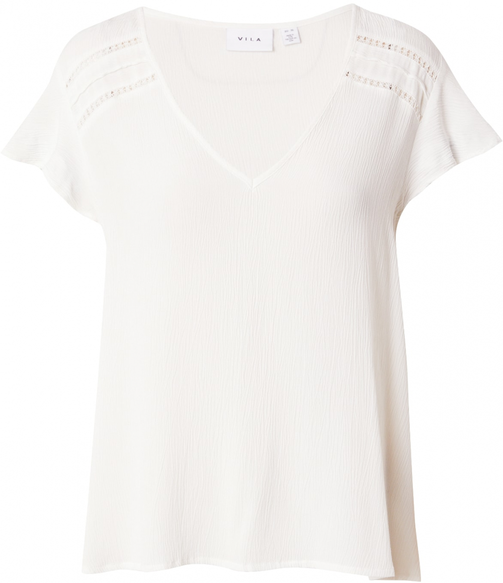 VILA Tričko 'Mesa'  krémová