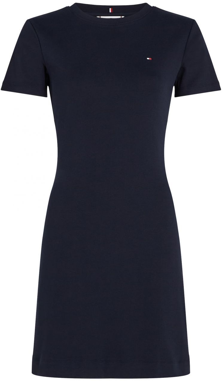 TOMMY HILFIGER Šaty 'New Cody'  tmavomodrá / červená / biela