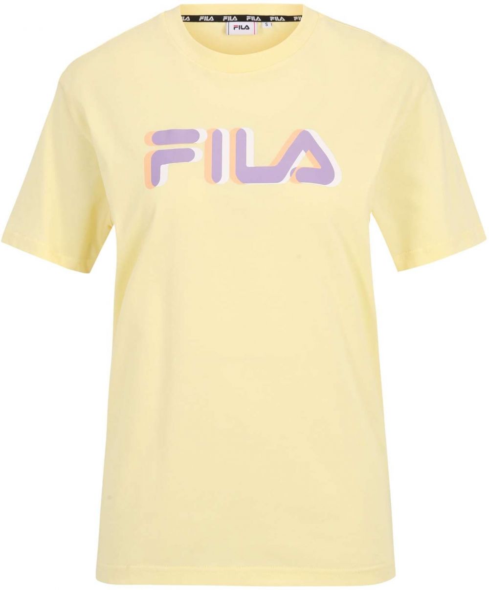 FILA Tričko 'LONDRINA'  žltá / fialová / oranžová