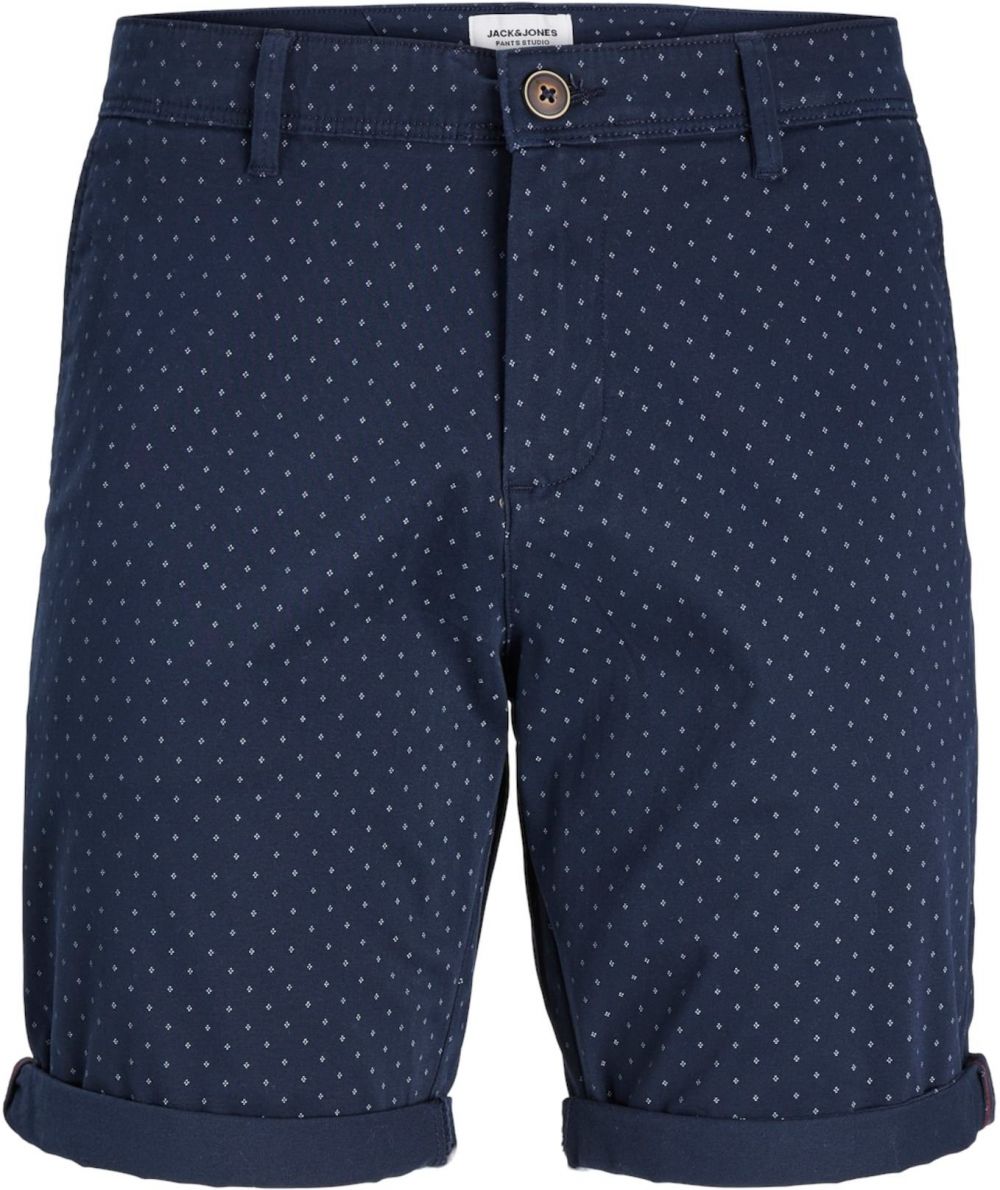 JACK & JONES Chino nohavice 'Bowie'  námornícka modrá / biela