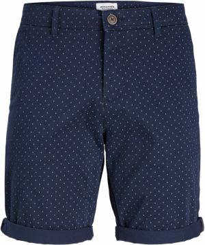 JACK & JONES Chino nohavice 'Bowie'  námornícka modrá / biela