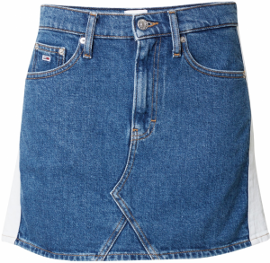 Tommy Jeans Sukňa 'Izzie'  modrá denim / červená / biely denim