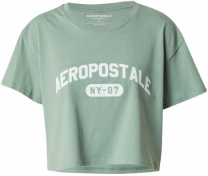 AÉROPOSTALE Tričko  mätová / biela