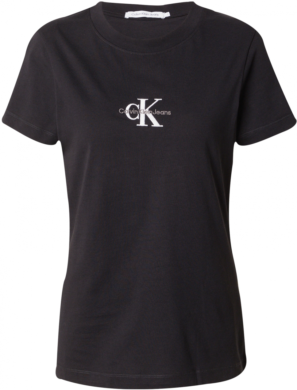 Calvin Klein Jeans Tričko  čierna / biela