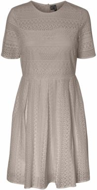 VERO MODA Šaty 'HONEY'  sivobéžová