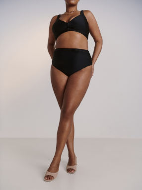 Guido Maria Kretschmer Curvy Bikinové nohavičky  čierna