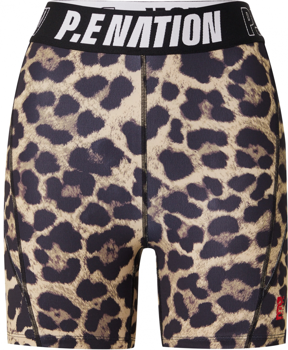 P.E Nation Športové nohavice 'DOWNFORCE'  hnedá / čierna / biela