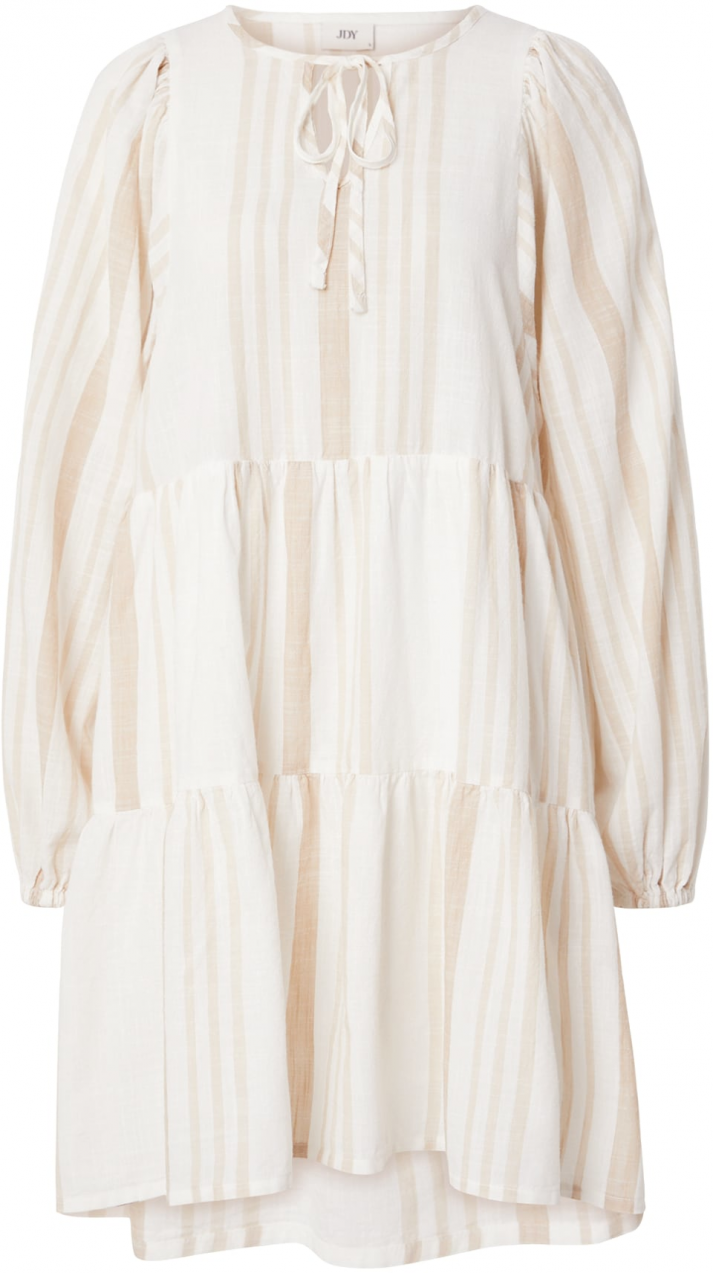 JDY Šaty 'DORTHEA'  béžová / krémová