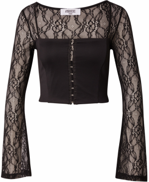 SHYX Tričko 'Fenja'  tmavosivá / čierna